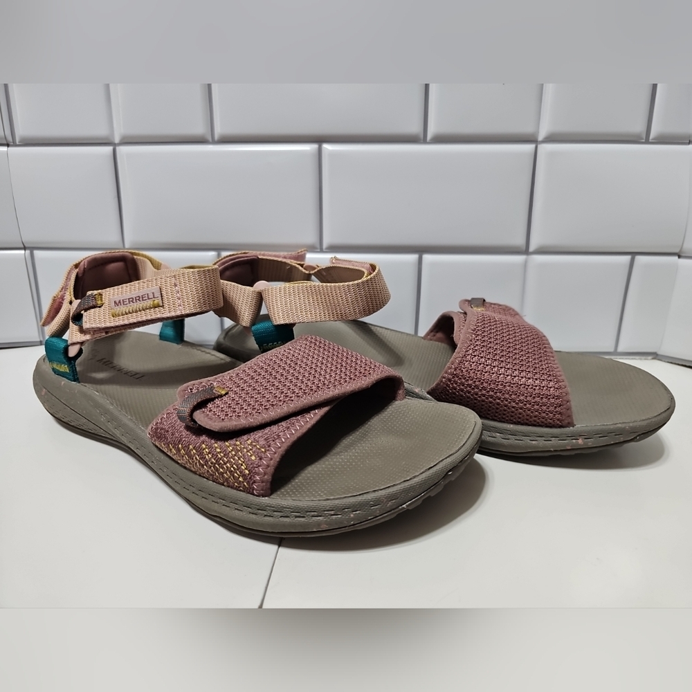 Merrell Bravada Burlwood Backstrap Sandal Size 9 Pink